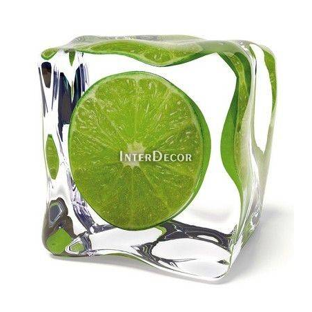 Limetka v kostce led