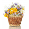 Květy v košíku