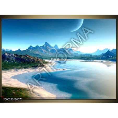 Mořské pobřeží - plátno