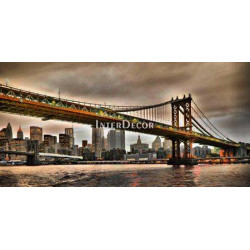 Manhattan Bridge a New York...