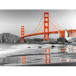 Pláž a Golden Gate Bridge,...