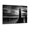 Černobílý maják - plátno