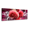 Moderní obraz červené růže do bytu