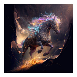 Cosmic Nightrider Horse