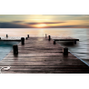Vychod slunce nad molem