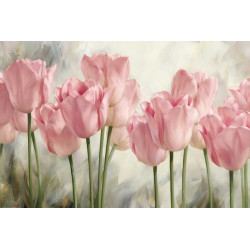 Růžové tulipány 2 obraz na...