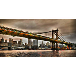 Manhattan Bridge a New York...
