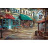 Obraz kavárny a město