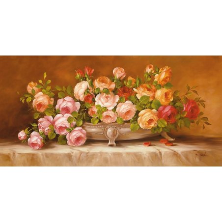 Zátiší s růžemi