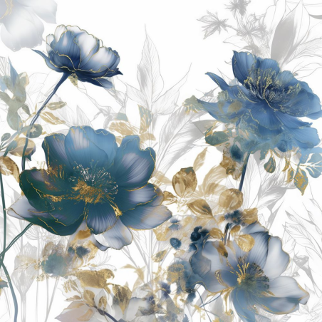 Modro Zlatý květ II