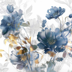 Modro Zlatý květ II