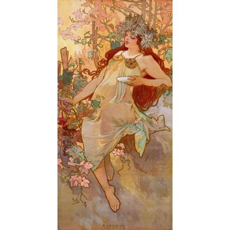 Podzim -  Alphonse Mucha