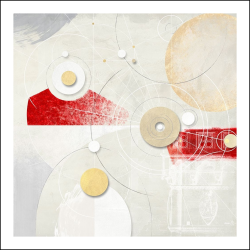 Obraz-Galaxie č.2-Červená