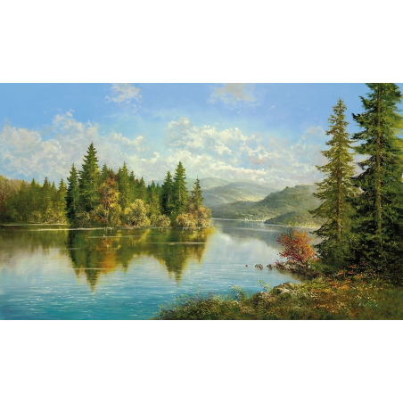 Obraz Krajina - SIBIŘSKÉ JEZERO