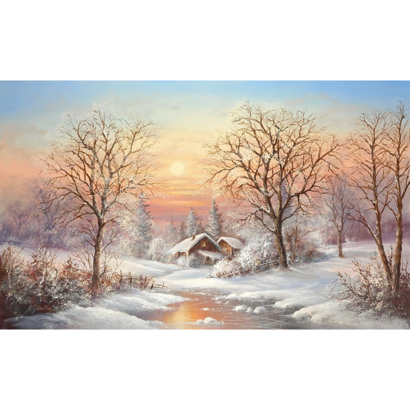 Obraz krajiny - POHODOVÁ ZIMA