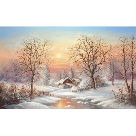 Obraz krajiny - POHODOVÁ ZIMA