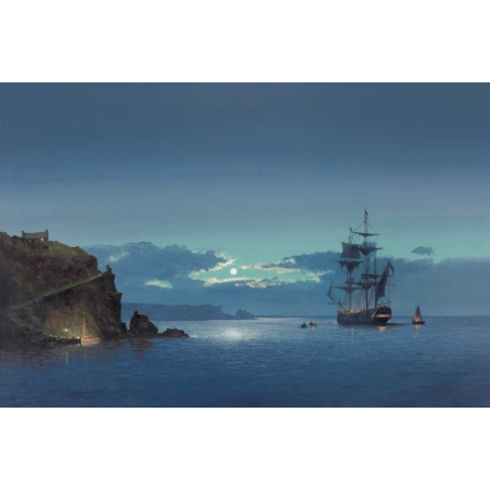 Lod na moři 1 malba