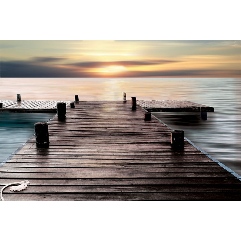 Vychod slunce nad molem