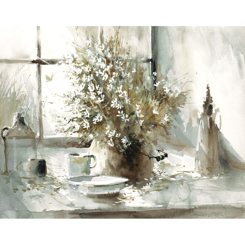 Zátiší s kopretinami II