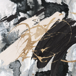 Zlatočerná abstrakce III