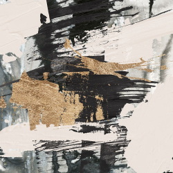 Zlatočerná abstrakce II