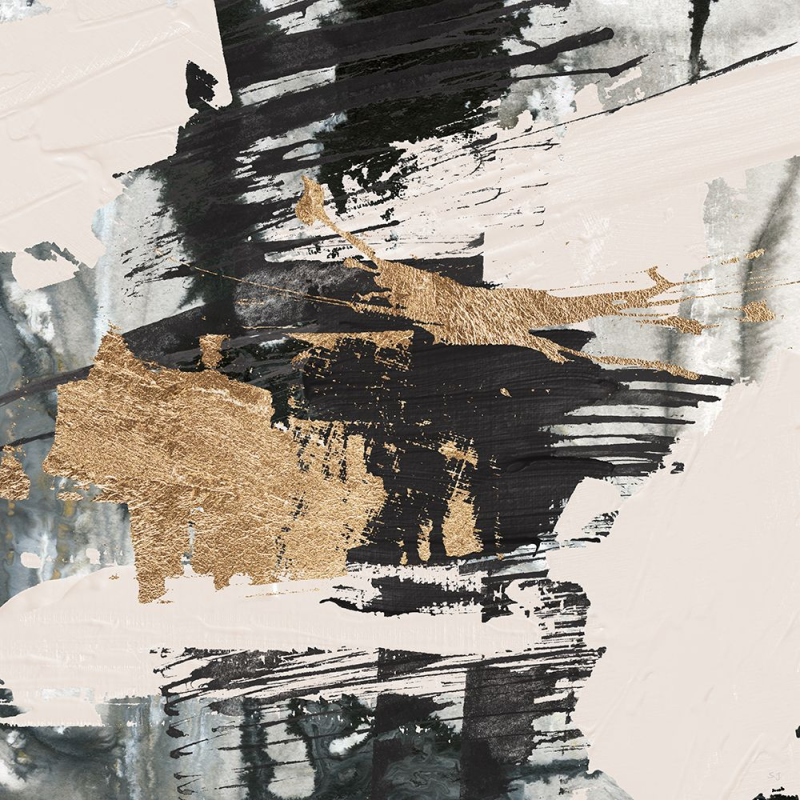 Zlatočerná abstrakce II