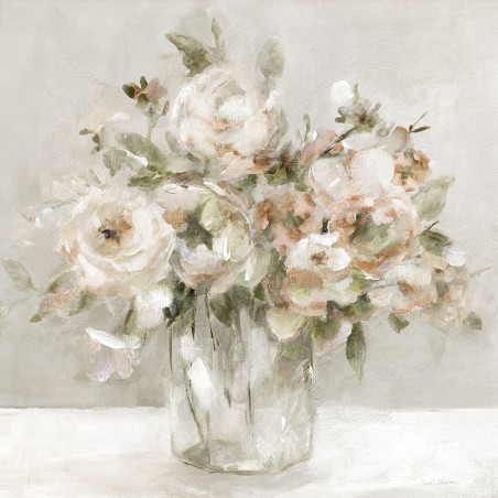 Obraz Klasické bílé růže