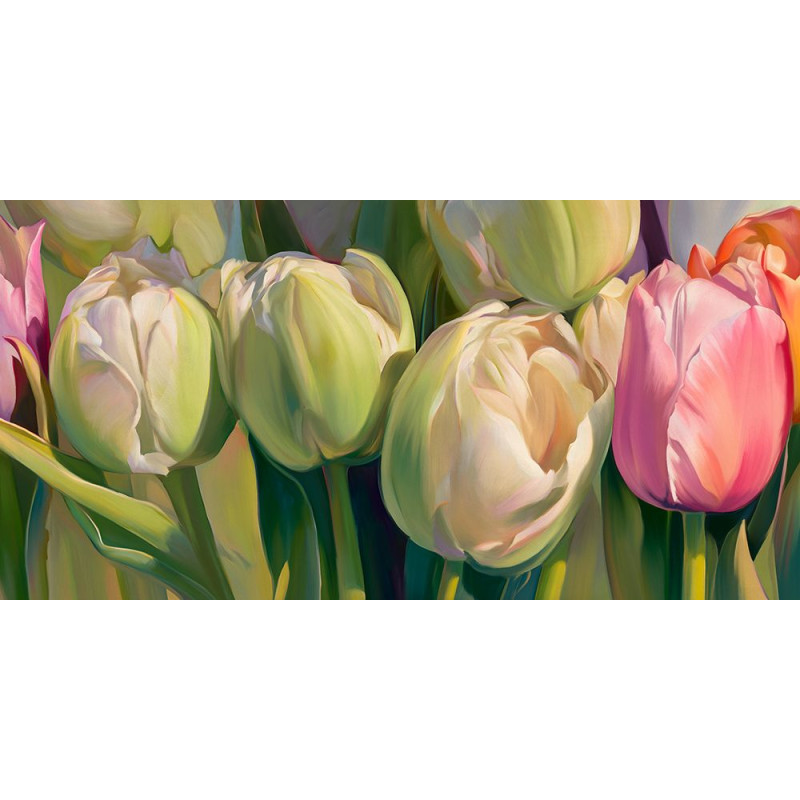 Obraz - svěžích  tulipánů