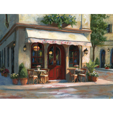 Obraz - Rohová kavárna