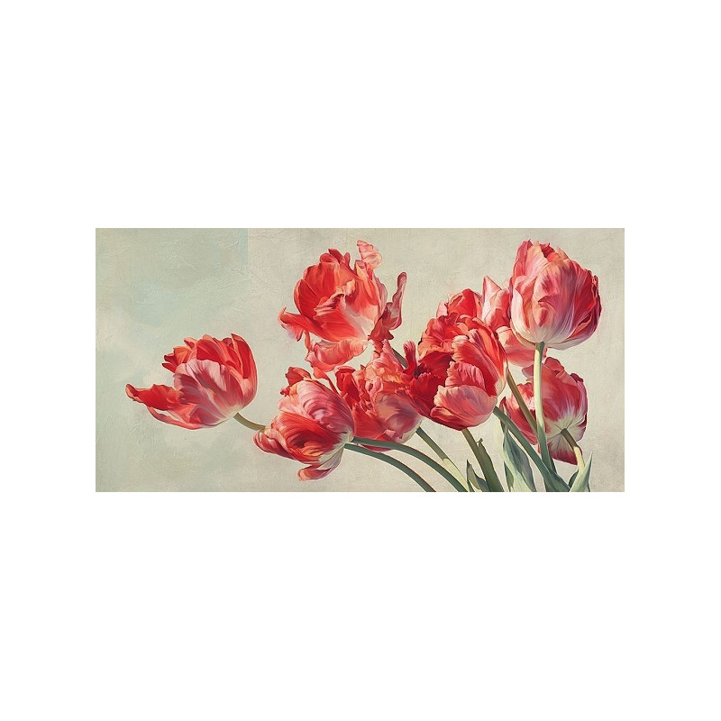 Obraz-červených tulipánů Obraz-červených tulipánů